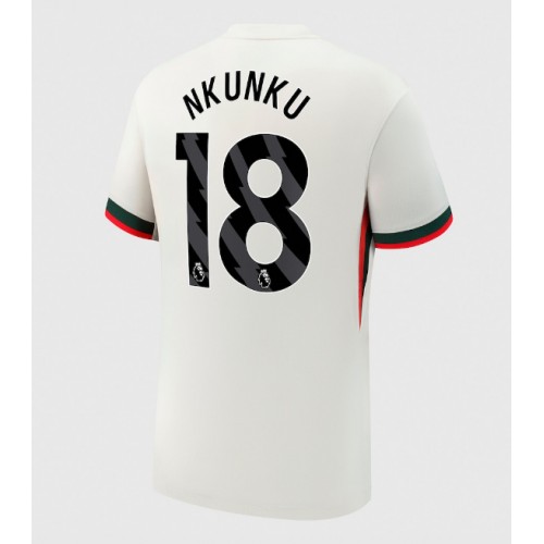 Moški Nogometni dresi Chelsea Christopher Nkunku #18 Gostujoči 2025-26 Kratek Rokav